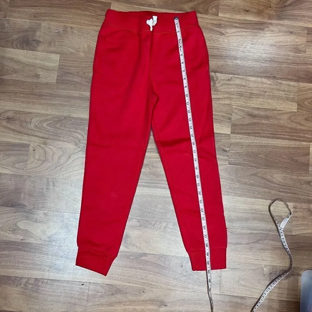 The Children's Place Fleece Jogger Pants Red Medium (7/8) NWT